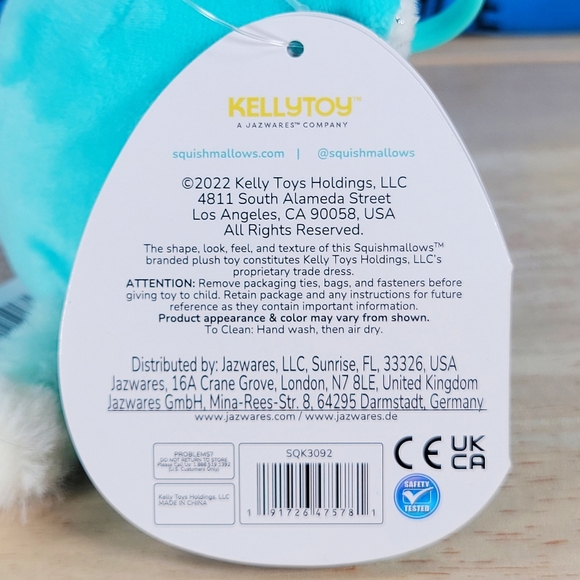 Squishmallow Dabney the Fox 3" Clip UltraSoft Stuffed Animal Toy Plush NWT - Picture 12 of 12